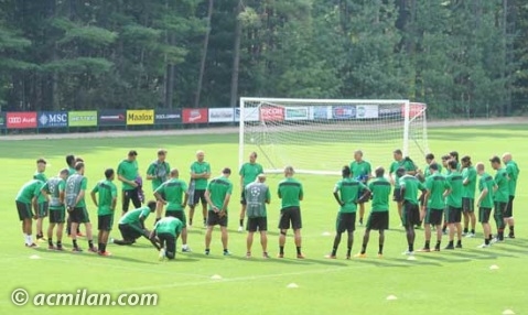 Allenamento in green