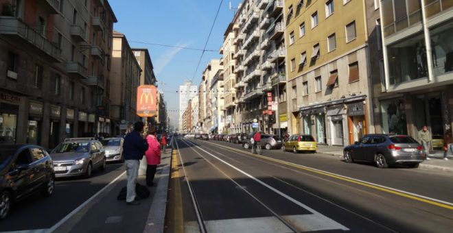 Viale Tunisia from the Corso Buenos Aires