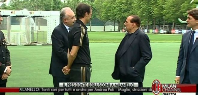Berlusconi Milanello