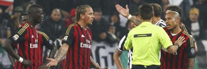 Mexes red card